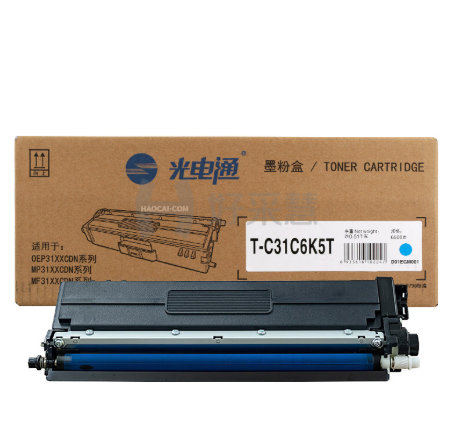 光電通/TOEC T-C31C6K5T 粉盒 青色（適用于OEP3110/3112/3115CDN、MP3100/3104/3105CDN打印機(jī))（支）